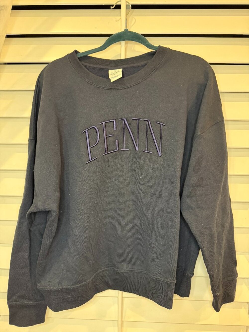 Champion PENN University Embroidered Crewneck Sweatshirt XL Gray